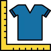 Clothes Measurement Vector Icon