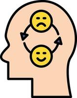 Bipolar Emotion Vector Icon