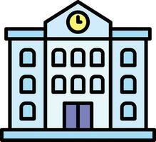 Old Building Vector Icon