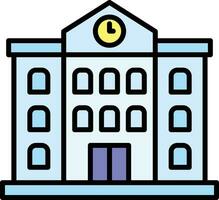 Old Building Vector Icon