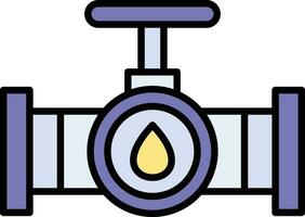 Oil Pipes Vector Icon