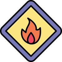 Flammable Vector Icon