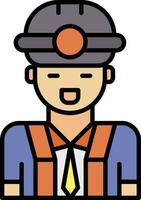 Male Engineer Vector Icon