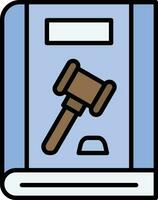 Law Book Vector Icon