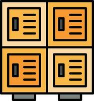 Library Locker Vector Icon