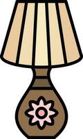 Table Lamp Vector Icon