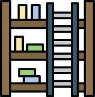 Library Ladder Vector Icon