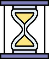 icono de vector de reloj de arena