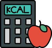 Calorie Calculator Vector Icon