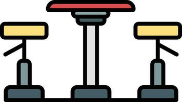 Bar Stool Vector Icon