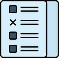 icono de vector de examen