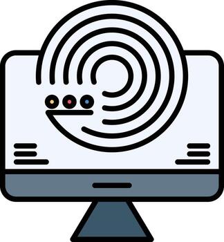 previsión modelo vector icono