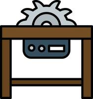Table Cutter Vector Icon