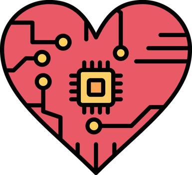 Affective Computing Vector Icon