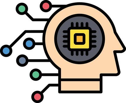Machine Perception Vector Icon