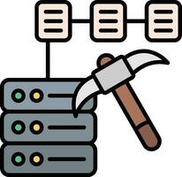 Data Mining Vector Icon