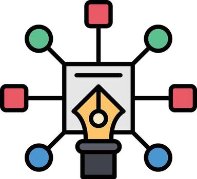 Design Algorithm Vector Icon