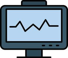 Heart Monitoring Vector Icon