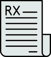 Prescription Vector Icon