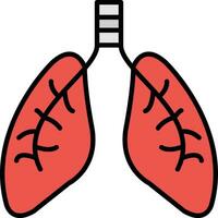 Lungs Vector Icon