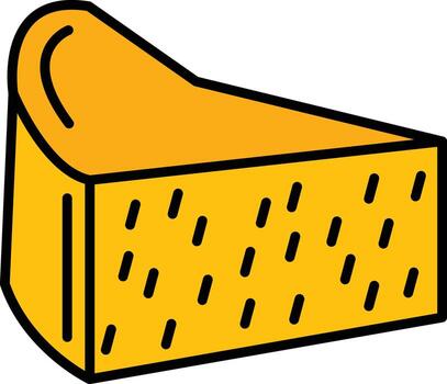 pan de maíz vector icono