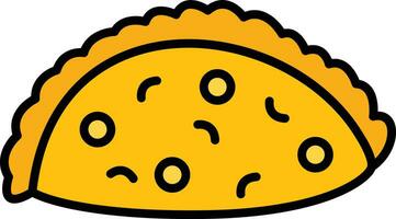 Empanada Vector Icon