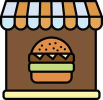 Burger Shop Vector Icon