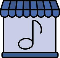 Music Shop Vector Icon