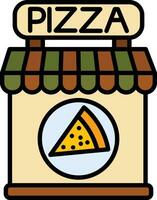 Pizza Shop Vector Icon