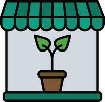 Plant Shop Vector Icon