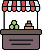 Vegetable Shop Vector Icon