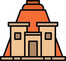 Nubian Pyramids Vector Icon