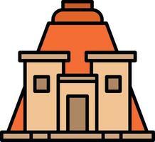 Nubian Pyramids Vector Icon