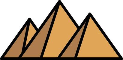 Egypt Pyramid Vector Icon