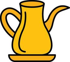 Arabic Teapot Vector Icon