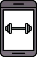 Barbell Vector Icon