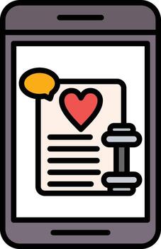 Workout Notification Vector Icon