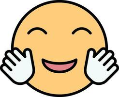 Hugging Face Vector Icon
