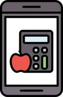 Calorie Calculator Vector Icon