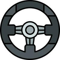 Steering Wheel Vector Icon