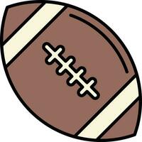 icono de vector de fútbol americano