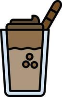 Chocolate Milk Vector Icon