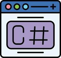 C Sharp Vector Icon