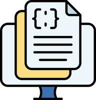 Programming Notes Vector Icon