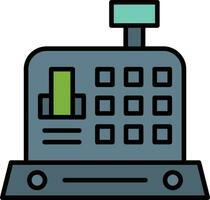 Cashier Machine Vector Icon