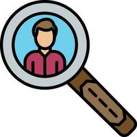 Candidate Search Vector Icon