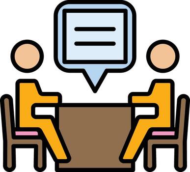 Interview Vector Icon