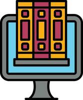 Online Library Vector Icon