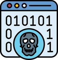 Website Hacked Vector Icon