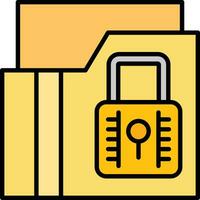 Secure Folder Vector Icon